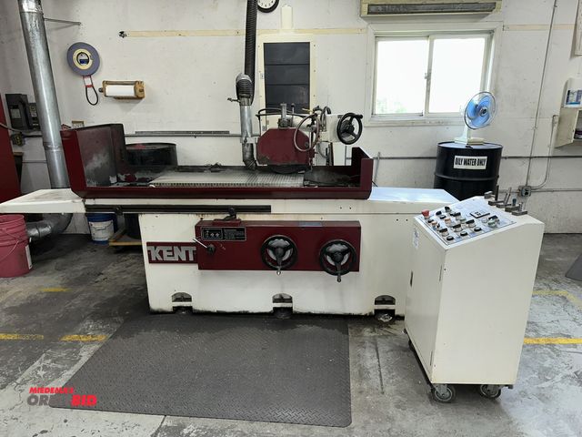 Lot 1-17662 - (1) 1989 Kent, model KGS-410A, 12" surface grinder, S/N 890971, Kanetsu, model KET-401004, 39.5" x 1...