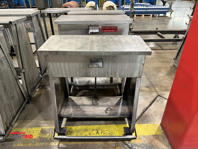 Lot 1-5113 - Lot of (1) 32" width x 36" height x 16" depth, and (2) 32" width x 40.5" height x 16" depth stainles...