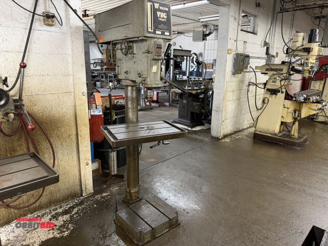 Lot 1-6256 - (1) Wilton, model VSG20, commercial industrial drill press, with a Leeson 208-230V, 1.5 HP electric ...
