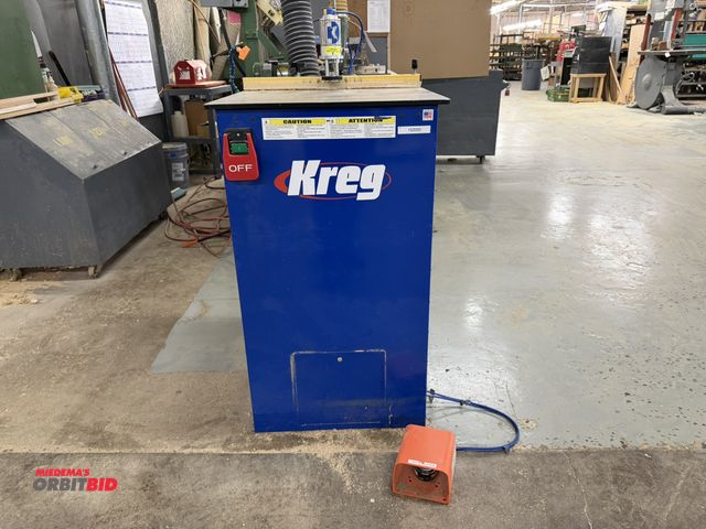 Lot 1-16317 - (1) Kreg, model DK1100FE, 115V, single phase, single spindle electric pocket-hole machine, 1.5 HP el...