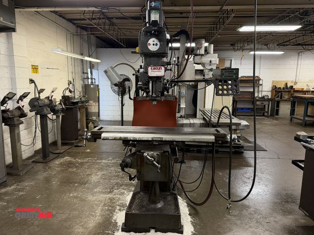 Lot 1-6251 - (1) Lagun Republic, FTV-2S, vertical milling machine with a 220/440V, 3 phase, 1720 RPM electric dri...
