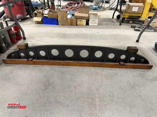 Lot 1-777 - (1) The Challenge Machinery 48", cast iron, camel back straight edge.