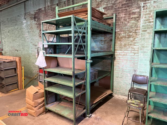 Lot 1-18817 - Lot including (1) 36" width x 86" height x 18" depth bolt-together steel shelving unit, and (2) 59" ...