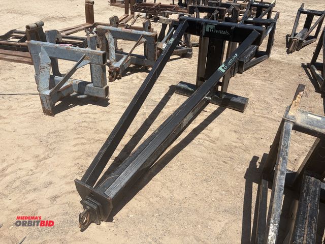 Lot 1-18278 - (1) JLG forklift / telehandler jib attachment, model 1001176515, approx. 7' long