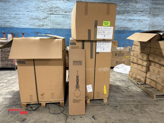 Lot 1-17440 - Lot of approx. (160) new Herman Miller, part #280348, clock pendulums in individual cartons.