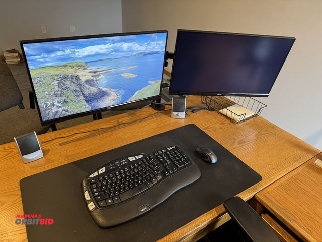 Lot 1-19602 - (1) Dell Optiplex 7050 computer system with Intel Core i7 processor, (2) 26" Acer monitors, (1) Logi...