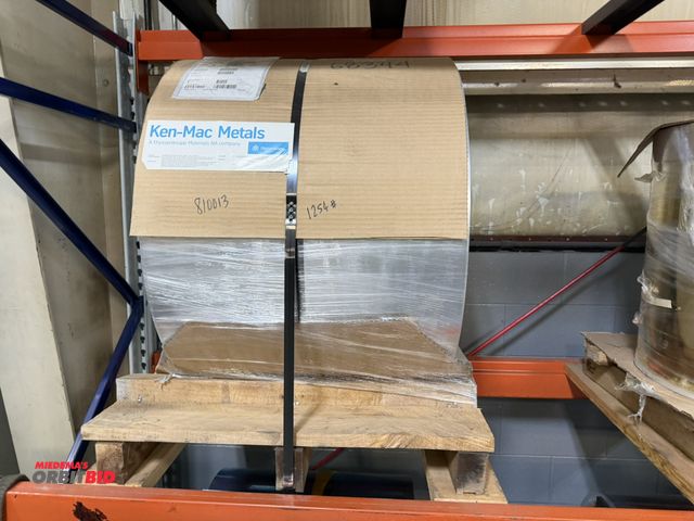 Lot 1-18711 - (1) 24" roll of Mill face aluminum, .040" thickness, 1244 lbs.