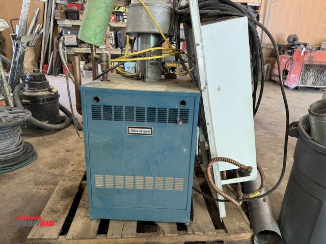 Lot 1-14231 - (1) Burnham Series 2 gas boiler (condition unknown), model 206HNSL-GEI2, 164,000 BTU input, S/N 6438...