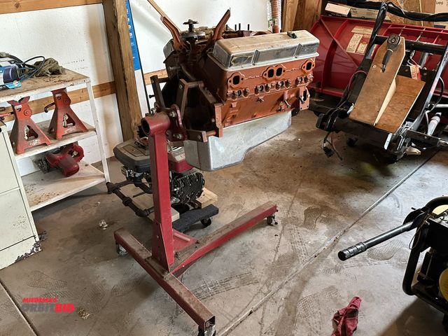 Lot 1-17828 - (1) make and model unknown V8 gas engine, working condition unknown, General Motor's Product, Stampe...