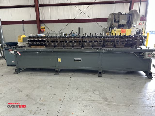 Lot 1-19148 - (1) Contour Rollforming Machine, 24 stand, 1" diameter spindle, 8" roll space, 6" centers, 2 3/4" to...