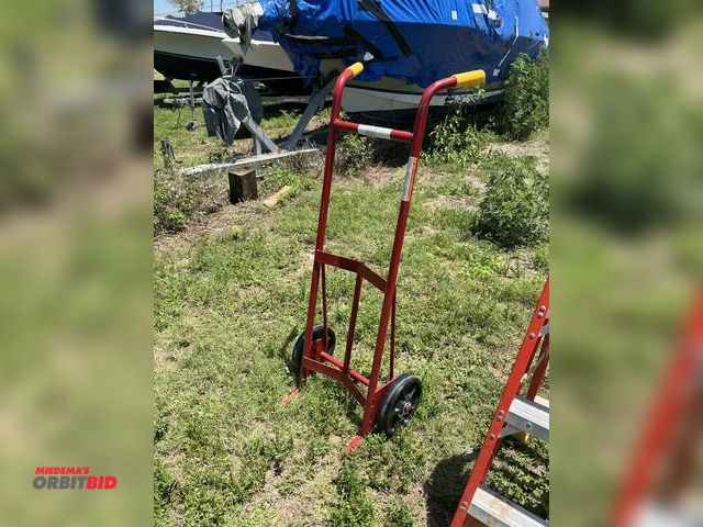 Lot 1-19424 - (1) Dayton model 34D66 1,000 pound rating drum truck dolly. With hard rubber, solid tires..