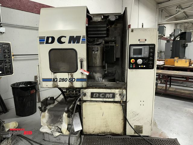 Lot 1-19112 - (1) 2006 DCM, model IG280SD, CNC rotary surface grinder, 20 HP spindle motor, 18" diameter magnetic ...