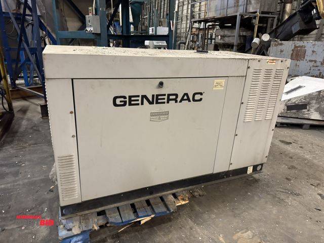 Lot 1-19828 - (1) Generac natural gas generator, 36,000 KVA power systems generator, 120/208V, 3 phase, doors are ...