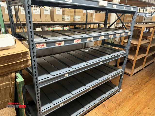 Lot 1-4941 - (1) Edsal adjustable, heavy duty rack, 76" long x 26.5" depth x 72" tall, includes (10) 72" cross be...