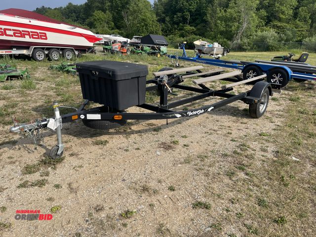 Lot 1-6602 - (1) Yacht Club 2-place jet ski trailer with storage box, 2" ball,  manual landing gear, manual crank...