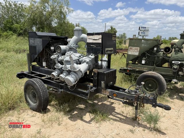 Lot 1-9462 - (1) 1986 Barns Pump dewatering pump, model US690ACD1, 4-cylinder diesel engine, 4" intake/discharge,...