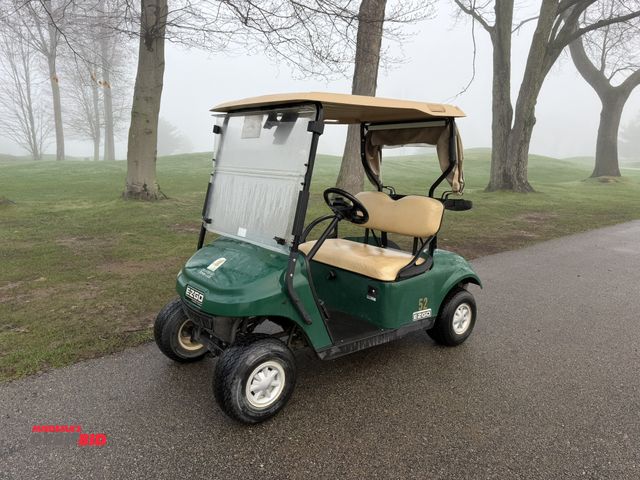 Lot 1-19349 - (1) 2017 E-Z-Go golf cart with a Kawasaki gas engine, model 625111G01, includes canopy, ball cover, ...