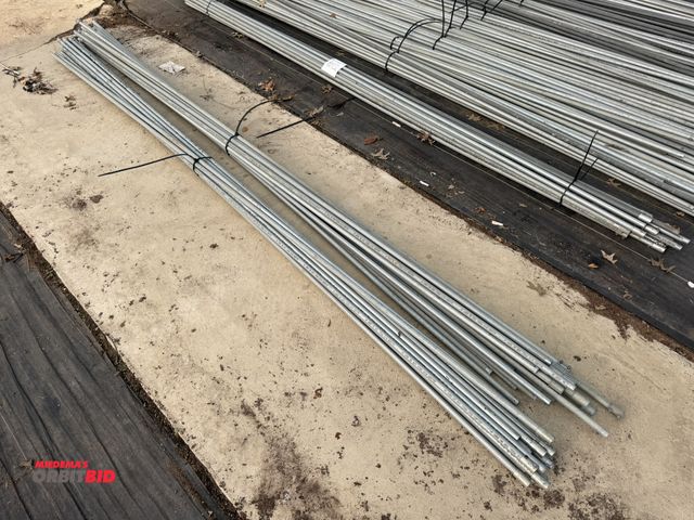 Lot 1-9900 - Lot of (2) bundles of 1/2" conduit, 200' per bundle, most sticks have couplers on the ends, winning ...