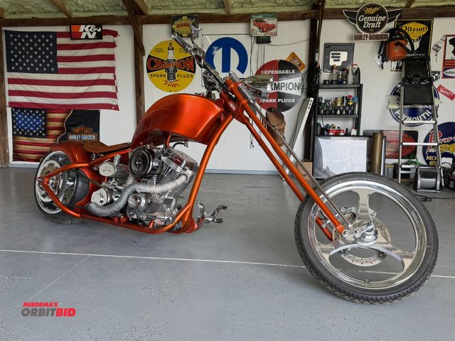 Lot 1-8103 - 2009 Customs, Inc. Chopper Motorcycle Michigan Title MI0701A226G091109, control # 055905, Total Perf...