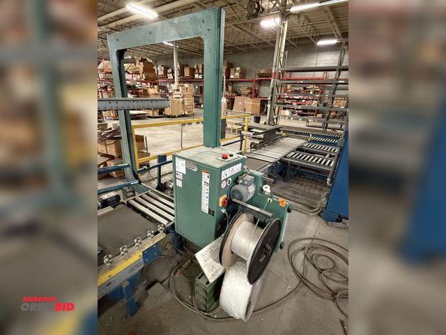 Lot 1-20079 - (1) Signode Engineered Products strapping machine, model HB-4310, S/N SS1172, 3 phase, 10mm strap si...