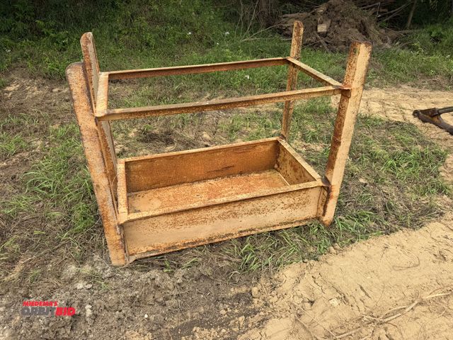 Lot 1-18333 - (1) steel rack, 56" wide x 28.5" deep x 46" tall.