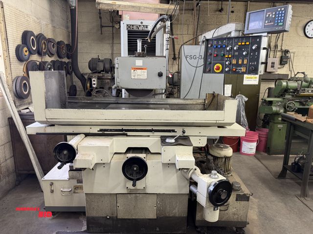 Lot 1-1625 - 1995 Chevalier FSG-3A1224H hydraulic surface grinder 12" x 24" Electromagnetic Chuck, Pendulum Type ...