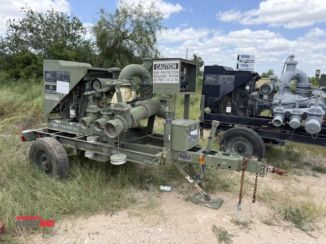 Lot 1-9463 - (1) 1995 Gorman-Rupp dewatering pump, model 604-F, 4-cylinder diesel engine, 4" intake/discharge, mo...