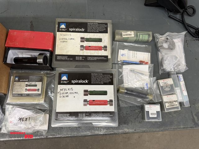 Lot 1-14525 - Lot of assorted certified thread gauges.