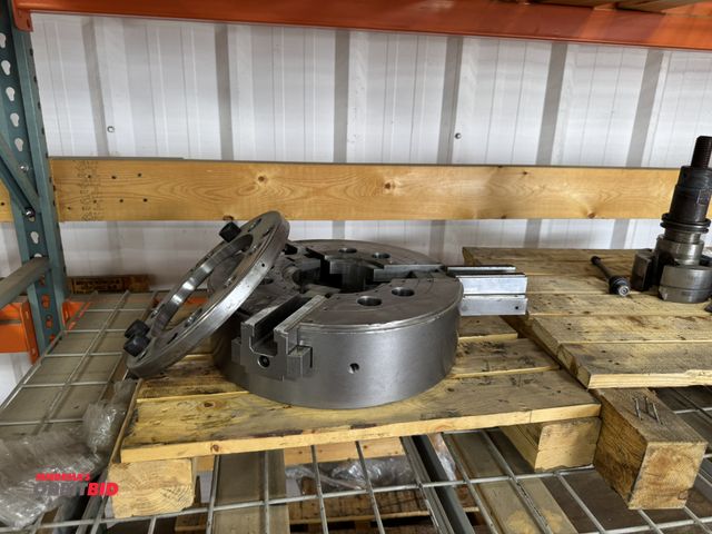 Lot 1-19482 - (1) 15", 3-jaw chuck with spacer.