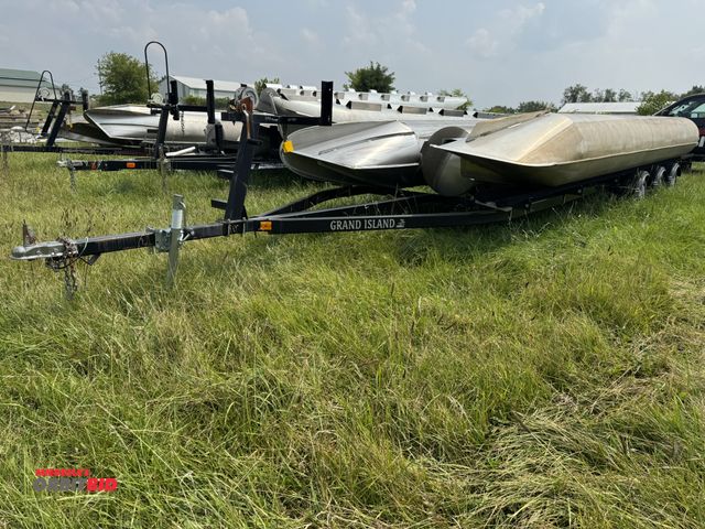 Lot 1-6739 - 0 Grand Island Pontoon null (1) 3-axle pontoon trailer, approx. 30' long, 5.3-12 tires, no visible I...