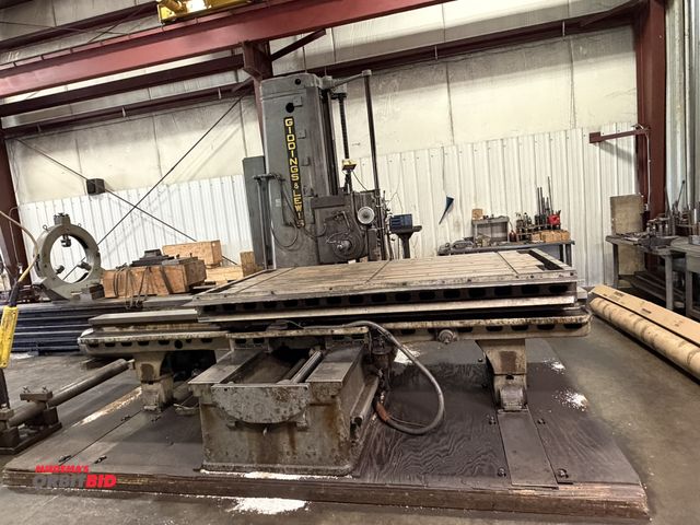 Lot 1-6282 - (1) Giddings &amp; Lewis, model 340-T, horizontal boring, drilling and milling machine, S/N 7368, 4"...