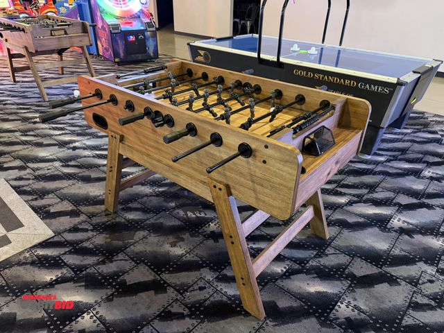 Lot 1-11227 - (1) Bayside Furnishings, model CUS58FT-1, wooden foosball table, unit is complete, includes balls, n...