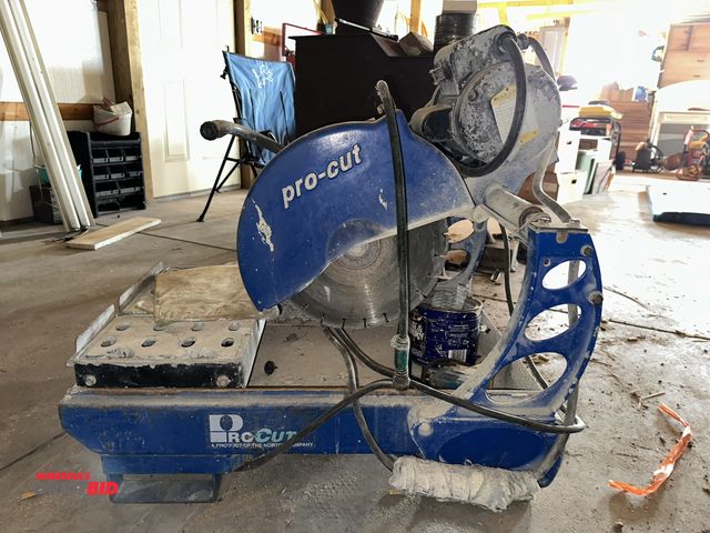Lot 1-17834 - (1) Pro-Cut approx. 14" capacity tile saw with a 120V, single phase electric motor, working conditio...