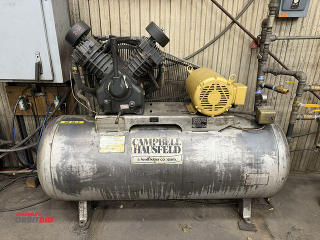 Lot 1-15368 - (1) Campbell Hausfeld, model TR63122, electric air compressor, 10 HP, 230/460V, 3 phase, approx. 150...