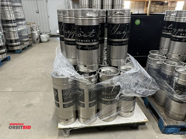 Lot 1-14618 - Lot of approx. (26) 1/6 barrel beer kegs (pony kegs).