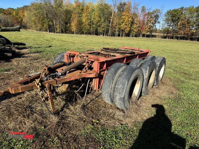 Lot 1-15807 - (1) 3-axle tow dolly with pintle hitch