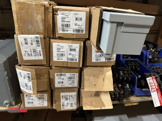 Lot 1-4449 - Lot of (12) NVent Hoffman wiring troughs, item #A4424RT.