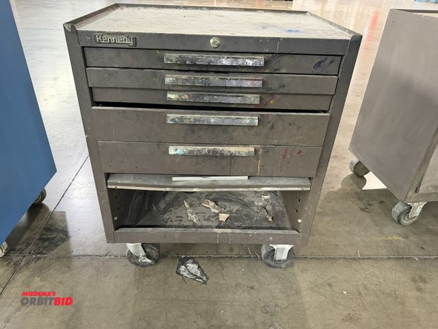 Lot 1-5554 - (1) Kennedy 29" width x 29.5" height x 20" depth 5-drawer rolling tool cabinet with lower storage do...