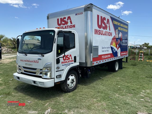 Lot 1-19419 - 2024 Isuzu NPR XD Injection Foam Insulation Installing Box Truck Cab Over Day Cab, Includes 2024 Kre...
