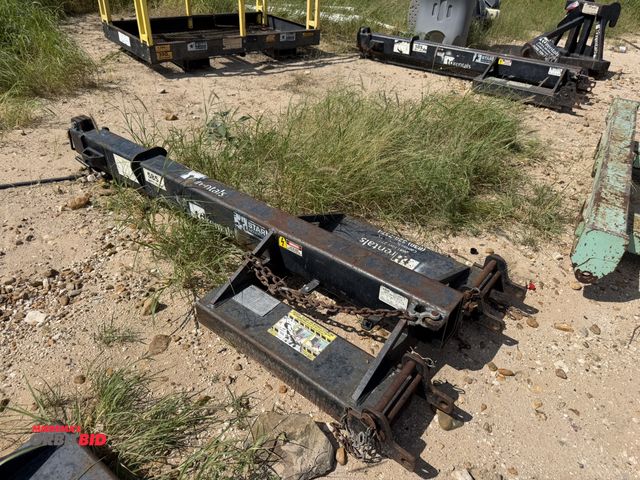 Lot 1-9568 - (1) Star Industries heavy duty jib, model 13408, with fork pockets.  (Unit #JIB-1009)