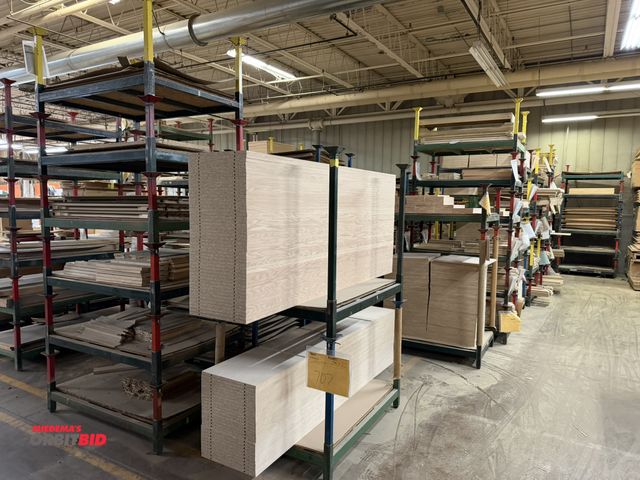 Lot 1-16570 - (2) rows of stackable metal racks, 48" x 35.5" x 9" tall, with various removable height legs, approx...