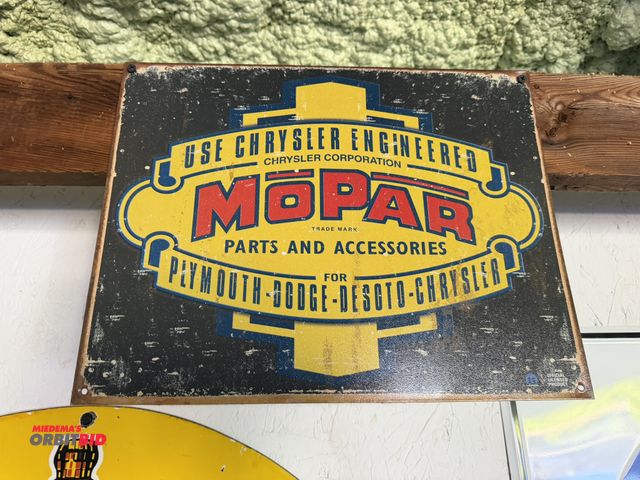 Lot 1-8179 - (1) 16" x 12" reproduction "Mopar" sign.