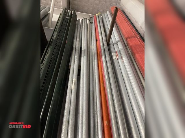 Lot 1-6161 - (12) 1/2" x 10' sticks of Rigid conduit, (3) 1/2" sticks of IMC, (4) 10' sticks of 3/4" EMT orange, ...