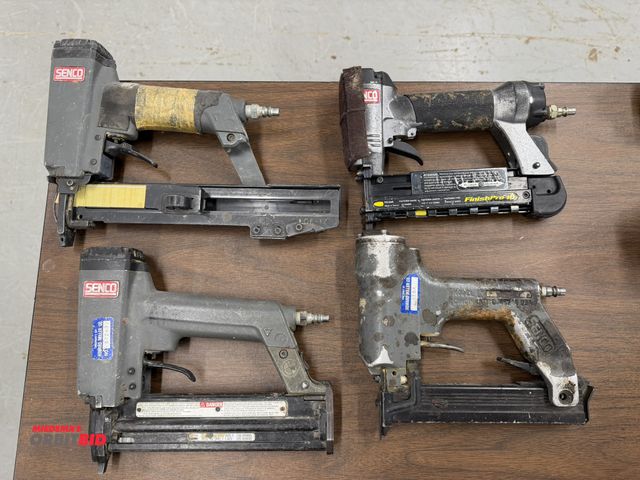 Lot 1-16850 - Lot of (2) Senco 18 gauge brad nailers, and (2) Senco 23 gauge brad nailers.