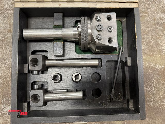 Lot 1-2060 - (1) Ralmike's Universal boring and facing head kit with wooden case, unknown if complete.