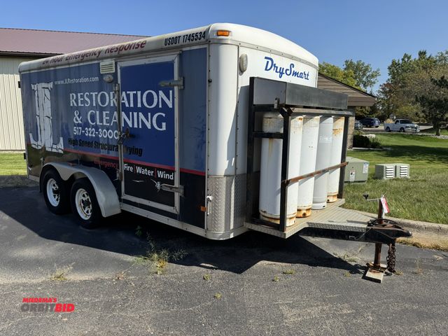 Lot 1-425 - 2008 Middlebury MST7X14TA2 Enclosed Trailer Dry Smart High Speed, structural drying trailer set up w...