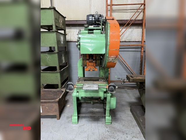 Lot 1-18794 - (1) Rousselle #3 punch press, 25-ton, S/N DAS10103, 2 HP, 230/460V, 3 phase motor, safety hand contr...