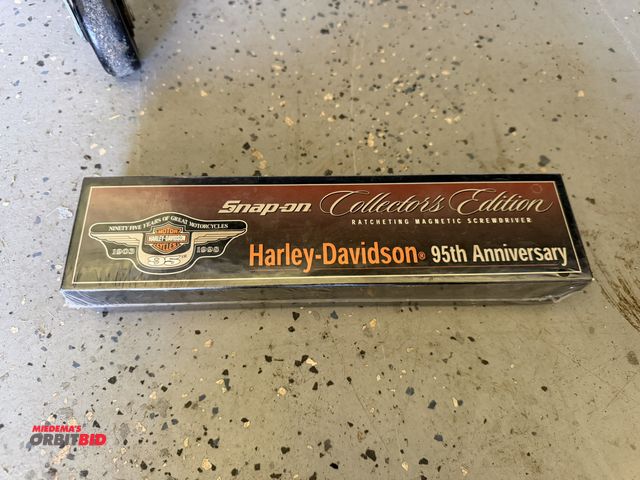 Lot 1-8228 - (1) Snap-On Harley Davidson 95th Anniversary Collector's Edition ratcheting magnetic screwdriver in ...