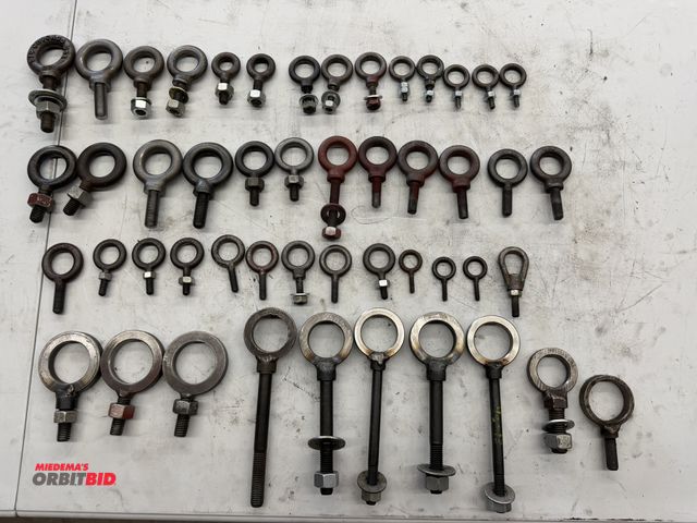 Lot 1-6129 - Large lot of smaller eye bolts.