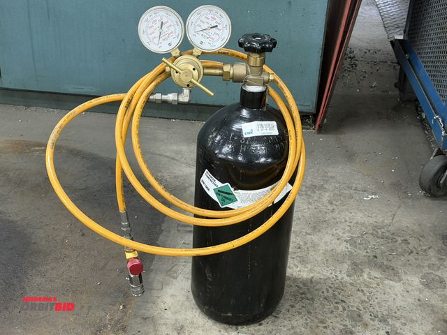 Lot 1-1033 - (1) compressed nitrogen tank with regulator